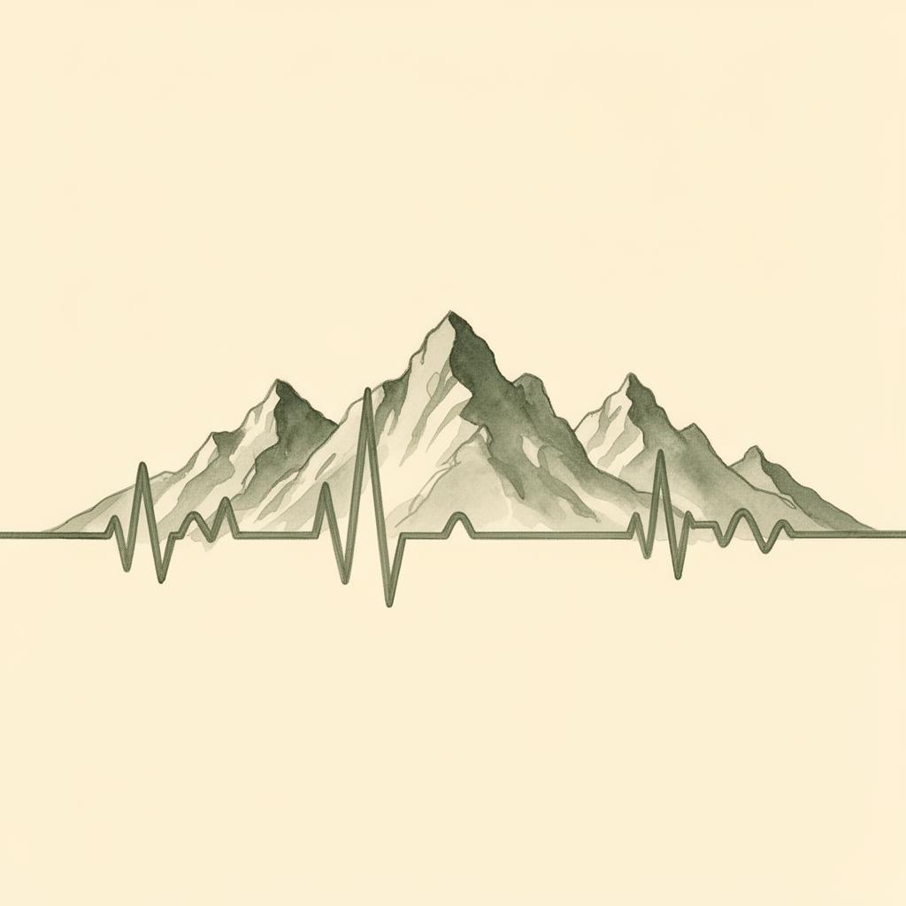 A winding path through a mountain, symbolizing the counseling journey